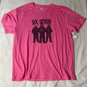 Pink Graphic Tee - Men’s Casual Shirt
